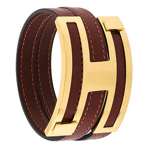 hermes bracelet leather mens|fashion accessory Hermes h bracelet.